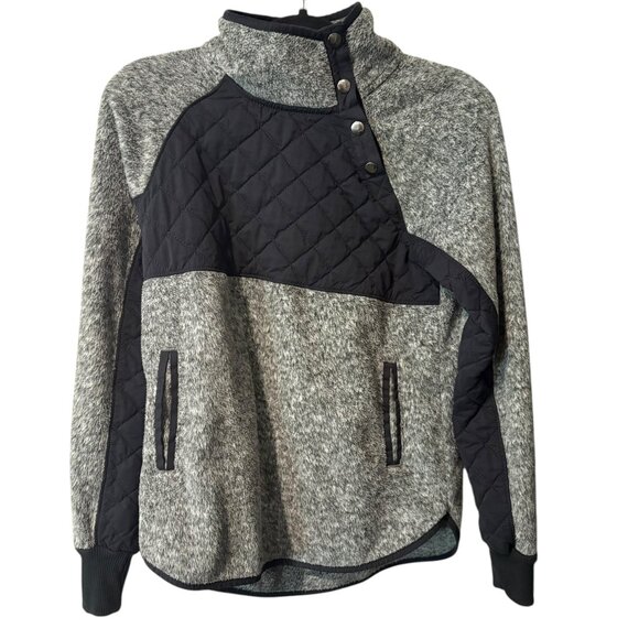 Abercrombie & Fitch Asymmetrical Snap-Up Fleece - Picture 6 of 6